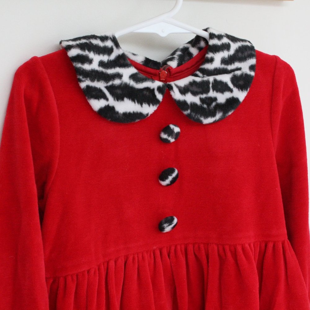 Sylvia Whyte Red Collared Dress Girls 5